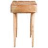 Makeup Table with Mirror 112 x 45 x 76 cm Solid Acacia Wood