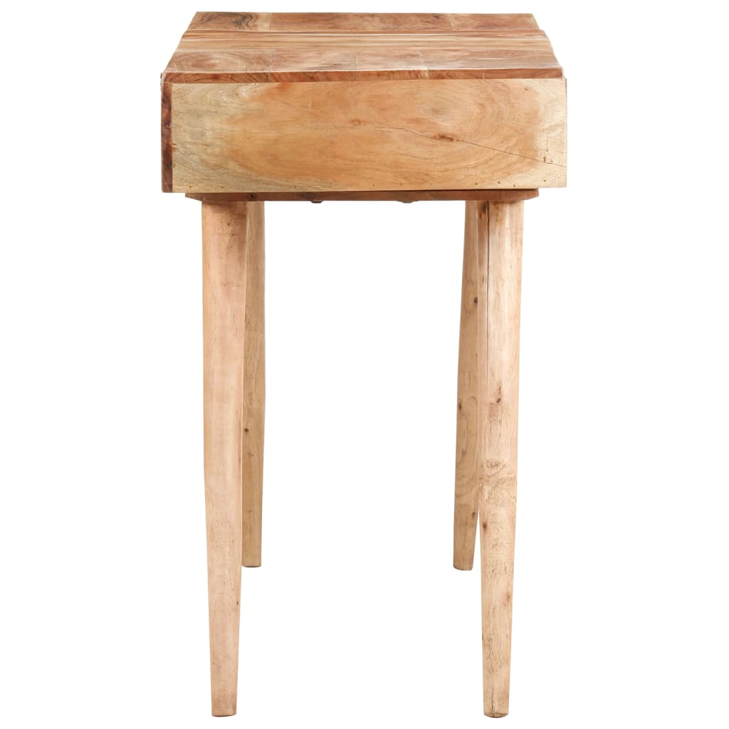 Makeup Table with Mirror 112 x 45 x 76 cm Solid Acacia Wood