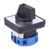 LW26-20 C02/1 Переключатель-селектор 2 положения 4 контакта AC 690В 20А Вращающийся кулачковый селектор Черный Синий Блокируемый тип