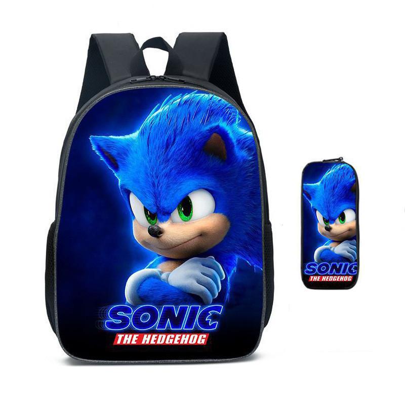 Мультяшный рюкзак с принтом, детская школьная сумка, студенческий пенал