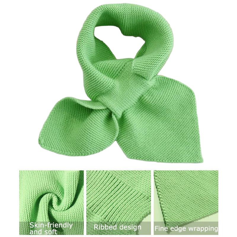 1PC Women's Knitted Cross Scarf for Warmth Softness Lightness and Fashion