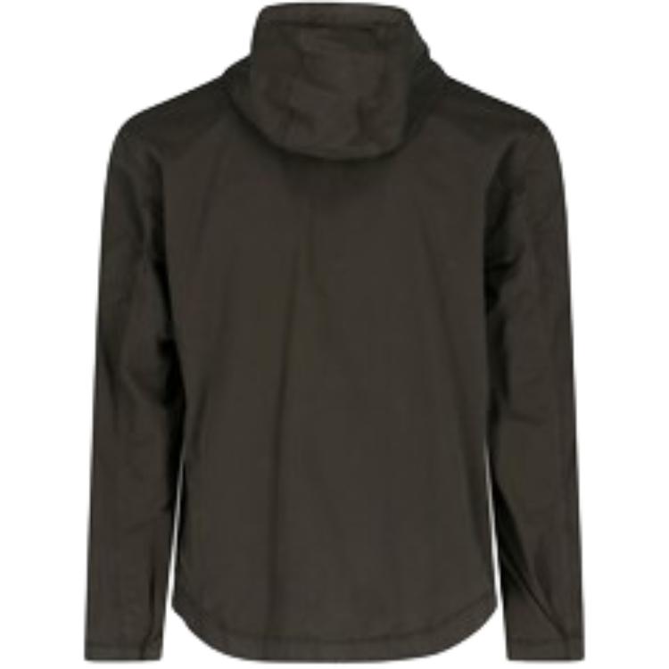 STONE ISLAND Однотонная куртка на молнии с длинным рукавом Мужские куртки Милитари-зеленый K1S154100091S0010V0054