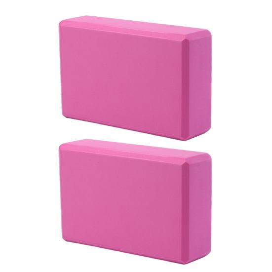 1/2Pcs EVA Yoga Block Supportive Non-Slip Foam Block Lightweight Pilates Meditation High Density Fitness Gym Blocks