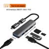 5-в-1 концентратор Type-C с портами SD/TF и USB 3.0 и 2-в-1 док-станция Type-C