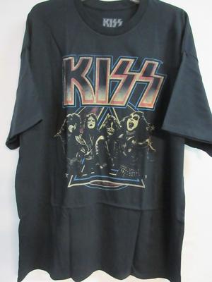 Официальный мерч KISS ПИРАМИДА 2022 КОНЦЕРТ ГРУППЫ МУЗЫКА 2XL / XXL Унисекс Футболка