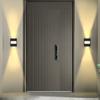 Modern new LED outdoor aluminum wall lamp waterproof porch garden balcony wall lamp indoor and outdoor light