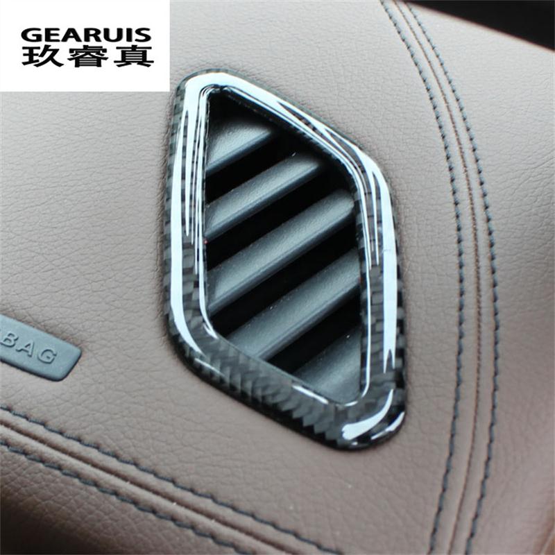 Стайлинг автомобиля, украшение среднего элемента управления/ящик для хранения, аксессуары с блестками, аксессуары из углеродного волокна для Mercedes Benz GLA CLA A