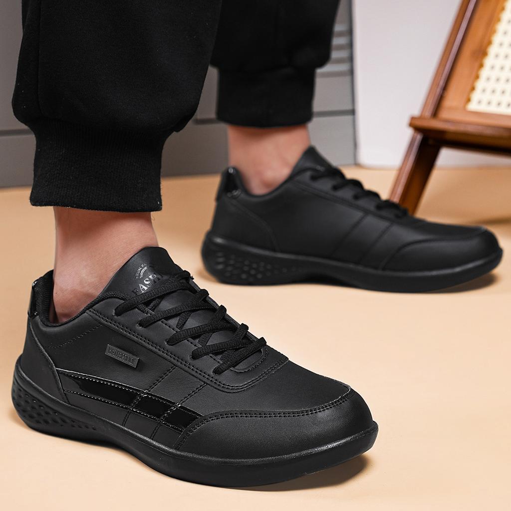 Мужская обувь большого размера с кожаной поверхностью, сверхлегкая спортивная обувь, повседневная студенческая обувь для сноуборда, кроссовки, 48 ярдов, прямая партия