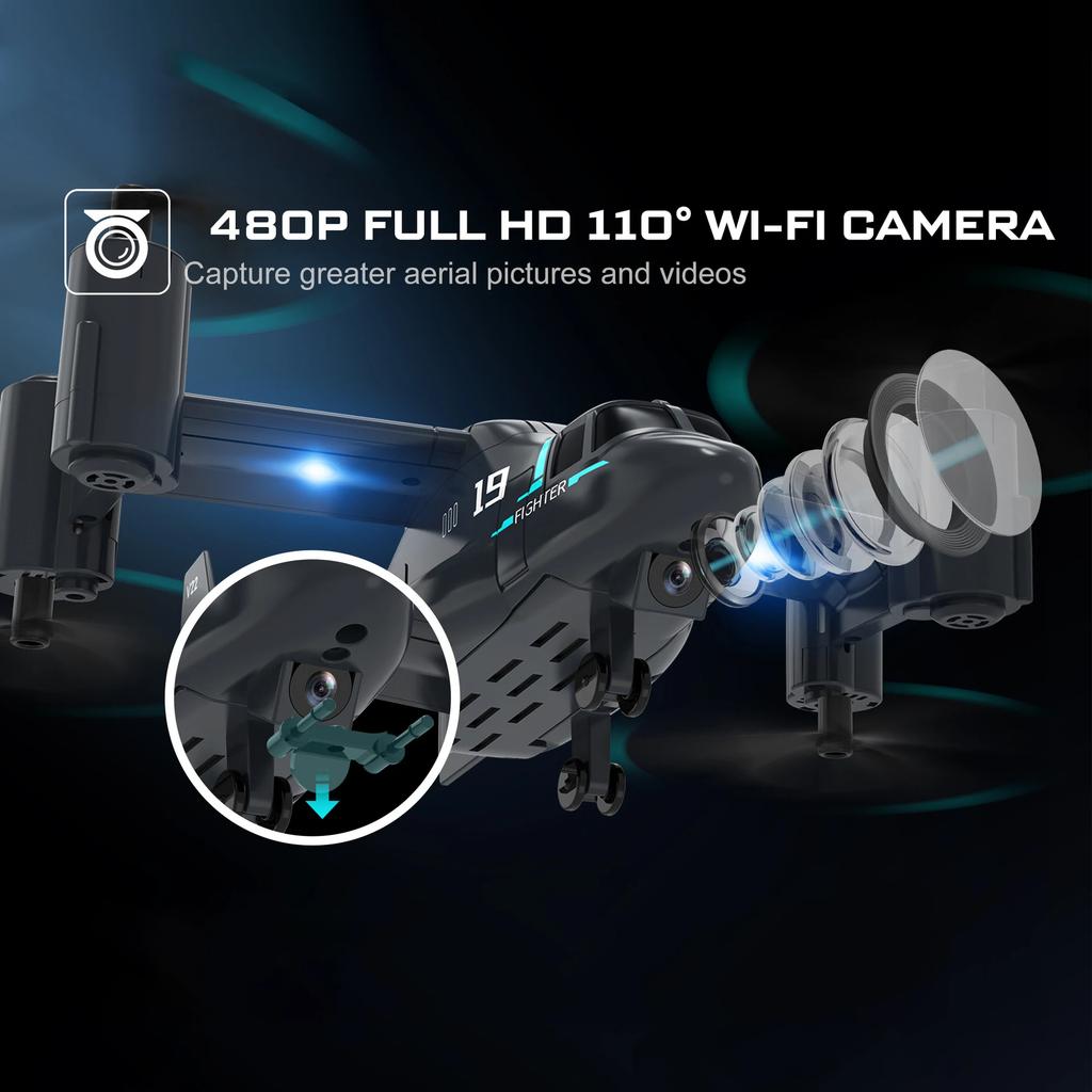 non-toxic LM19 RC Mini Drones Remote Control Plane UAV Land Air Mode Aircraft Radio Controlled Aircraft Children Toys For children Kids Gifts