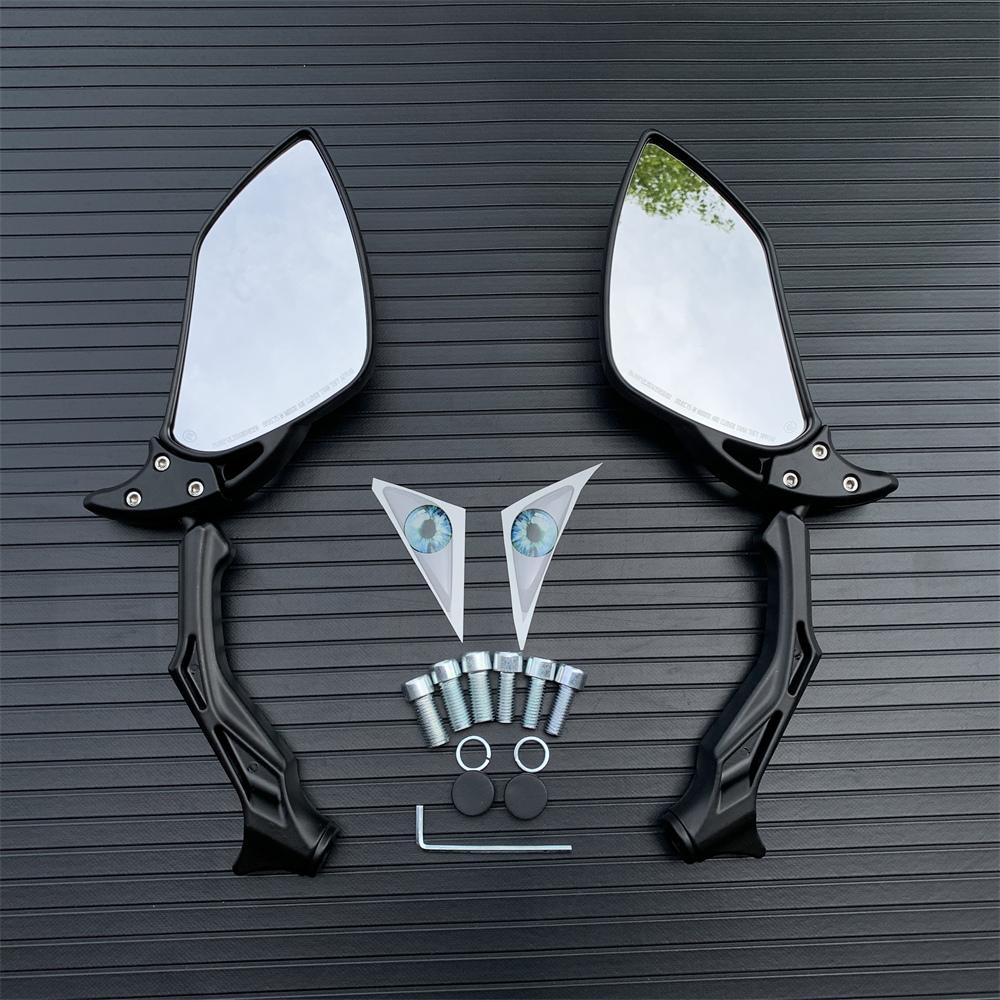 Универсальное 8мм 10мм Мотоциклетное Зеркало заднего вида «Орлиный глаз» для Yamaha Suzuki Honda Kawasaki BMW Triumph