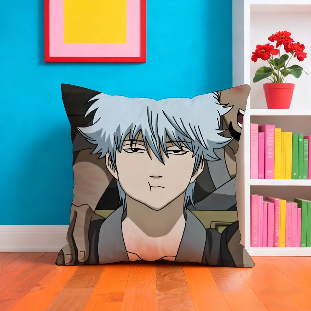Ggintama Аниме Наволочка Чехол для Подушки Мягкий Легко стирающийся Наволочка Универсальный Для Дивана Кровати Путешествий И Офиса