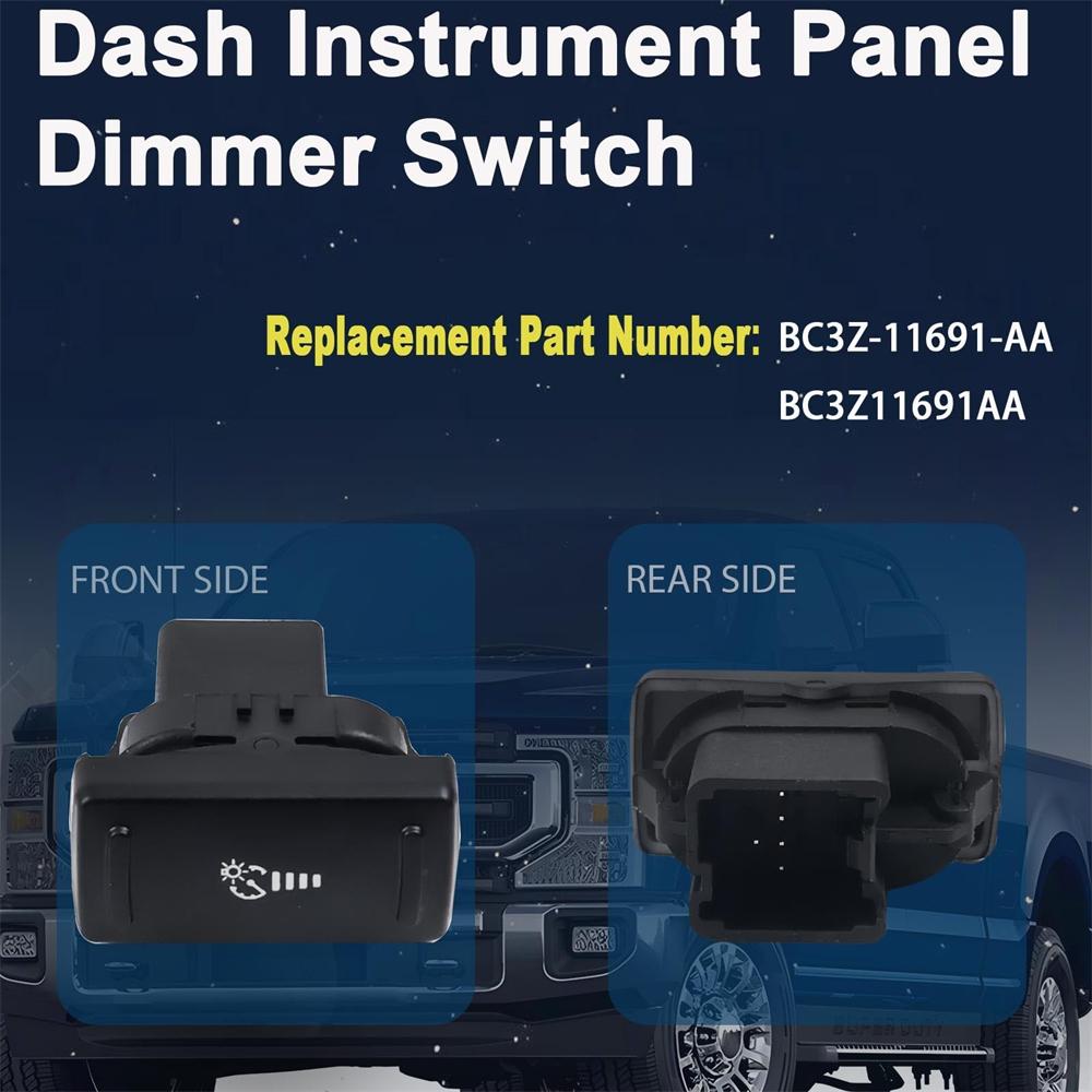 Выключатель диммера подсветки приборной панели для Ford F250 F350 F450 F550 Super Duty 2011-2016