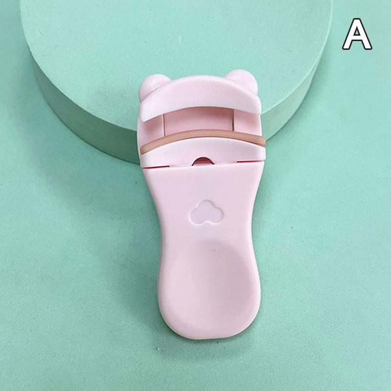 Щипцы для завивки ресниц, долговечные для начинающих, мультяшный дизайн, мини-питание для женщин, аксессуары для макияжа, инструмент, подходящий для всех форм ресниц