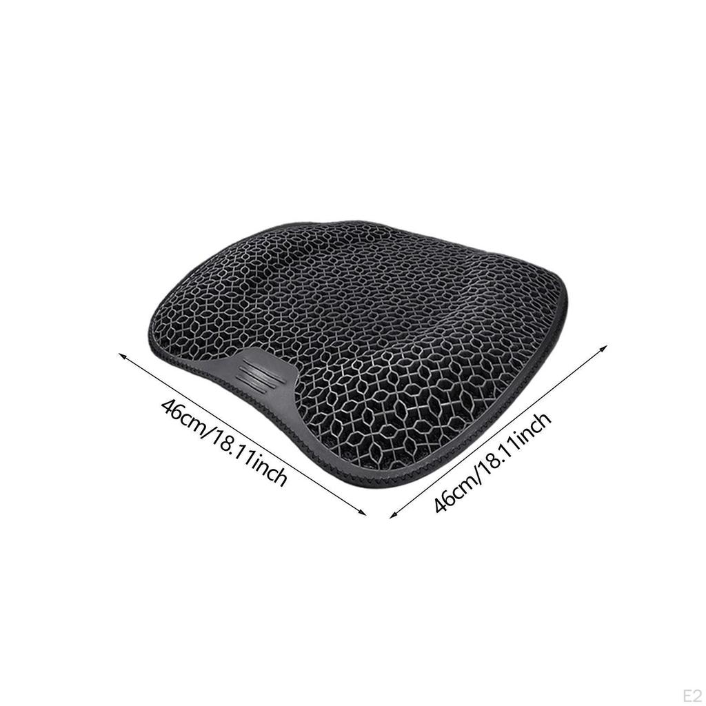 Car Seat Gel Cushion with Honeycomb Structure, Non-Slip Chair Pad for Drivers