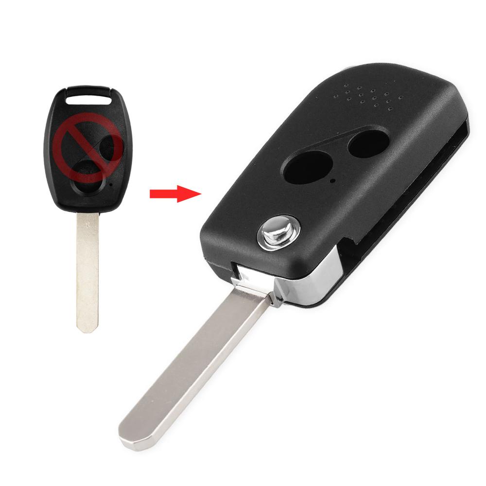Для Honda Accord Civic CRV Pilot CITY Jazz FR-V складной модифицированный брелок 2/3 кнопки CR-V 2007