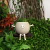 Creative Rocking Chair/Swing Face Flower Pot Plant Pot Cute Resin Head Planters Home Garden Supplies for Indoor Outdoor Plants