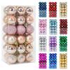 HOMZY 36pcs Christmas Balls Christmas Tree Ornaments Ball Xmas Hanging Tree Pendants Home Party Decor New Year Gift Noel Navidad