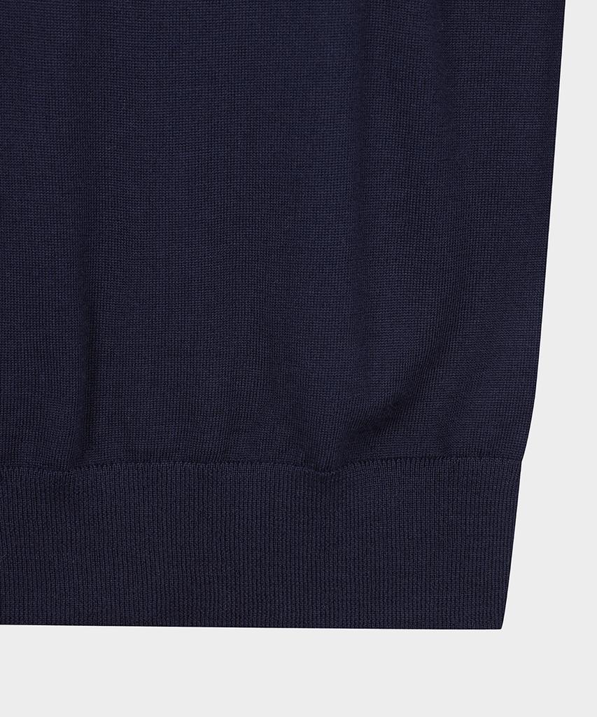 BROOKS BROTHERS Merino Wool Polo Sweater (Navy) (Bbwtmf9640Qew)