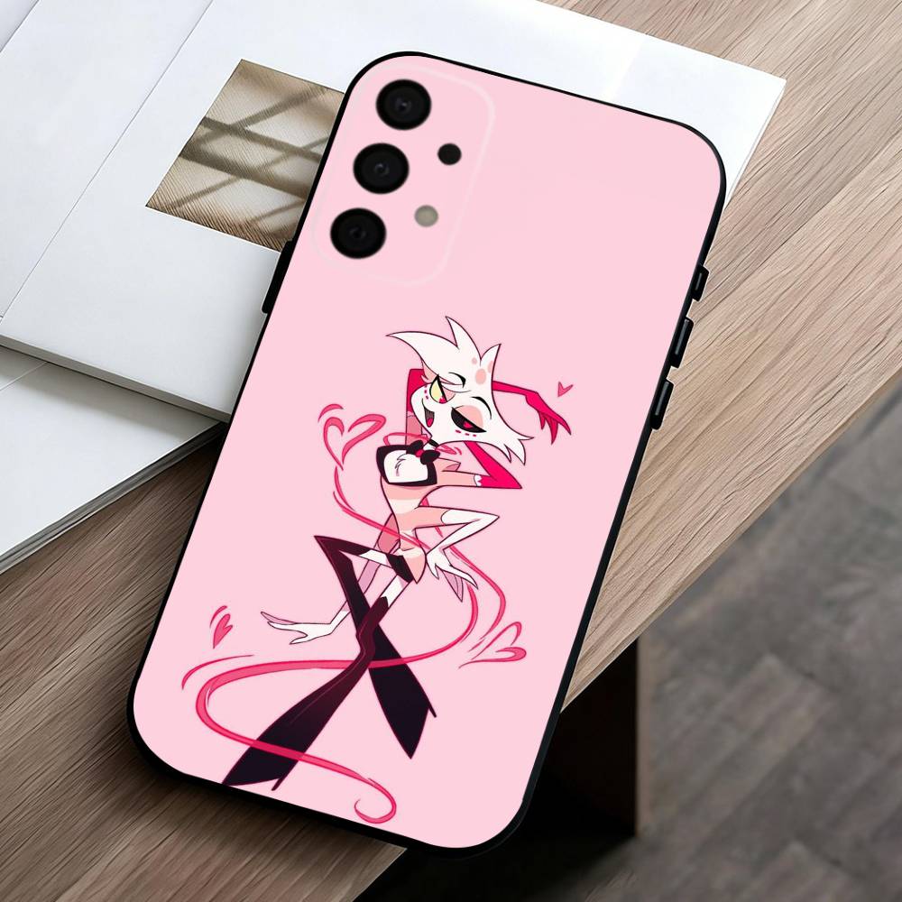 A-Angel D-DustS H-Hazbin H-Hotel Чехол для телефона Samsung Galaxy A73,A72,A71,A70,A53,A52,A51, Мягкий силиконовый черный чехол