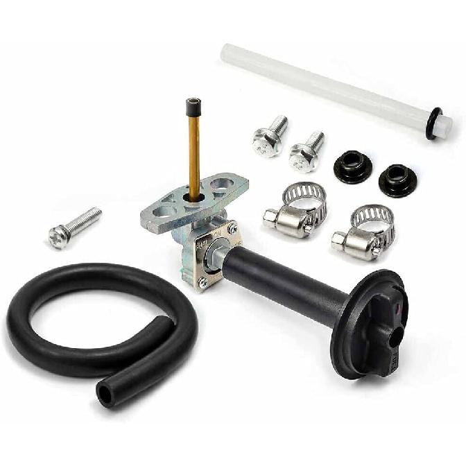 Fuel Valve Petcock Shut Off Switch and Lever Screw Fit for Honda Rancher 420 TRX420 2007-2013/OEM:16950-HP5-601