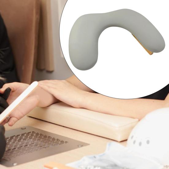 Подставка для маникюра для мастеров маникюра Эргономичная подставка-подушка для маникюра для салона домашнего использования Компактный инструмент для дизайна ногтей