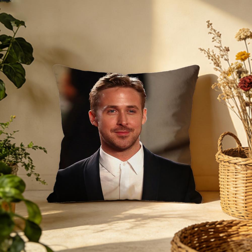 Trendy RRyan Goslinging Cushion Cover Versatile DoubleSided Pillow Case Fit for Sofa Bed Car  Daily Decor
