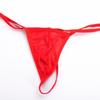 1 шт., простое нижнее белье из полиэстера, стринги, пряжа, трусики-стринги, сплошной цвет, мужские прозрачные тонкие
