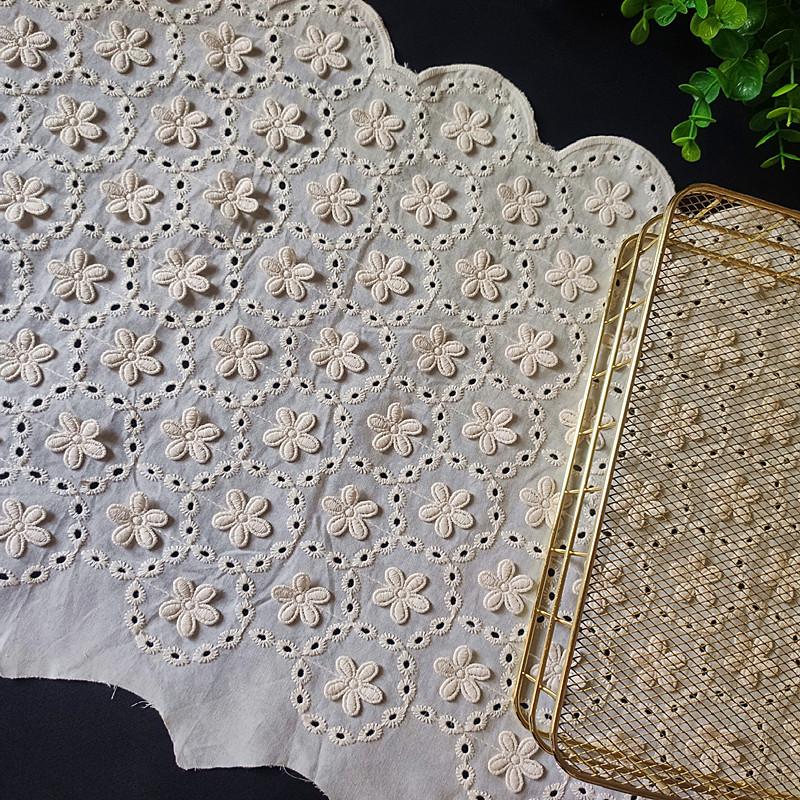 1 метр/лот 33 см шириной хлопчатобумажная нить трехмерная вышивка кружево домашний текстиль женская одежда юбка отделочные аксессуары