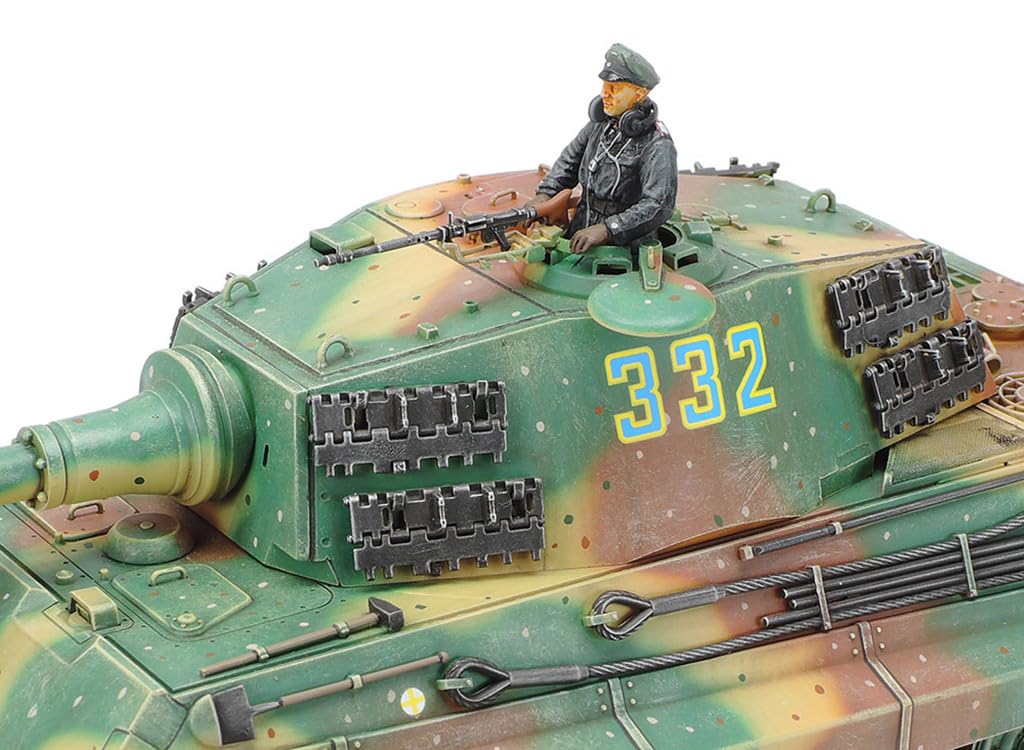 Tamiya Military Miniature Series 164 German Army Heavy Tank King Tiger Henschel Turret Plastic Model 35164 1/35 No.