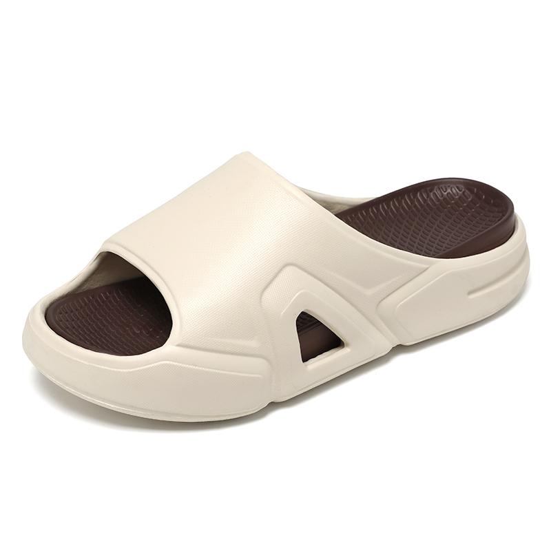 Дизайнерские новые мужские пляжные сандалии на платформе для отдыха на открытом воздухе, модные повседневные спортивные сандалии для дома и ванной, мужская обувь с противоскользящей подошвой