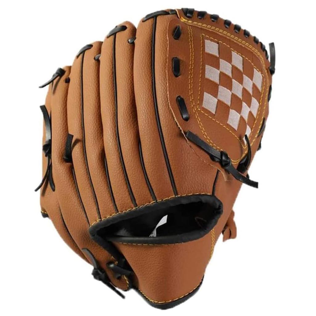 Бейсбольные перчатки YOASONEK для родителей и мягкая бейсбольная клюшка для ловли мяча. В комплекте с нижней правой рукой для броска. Дети, перчатки, мяч, практика.