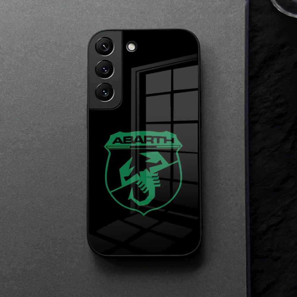 A-ABARTHEs Италия Чехол для телефона автомобиля Стекло Для Samsung Galaxy S21 S25 S22 S20 S24 S23 Ultra Fe Plus A16 A34 A54 A24 Чехол