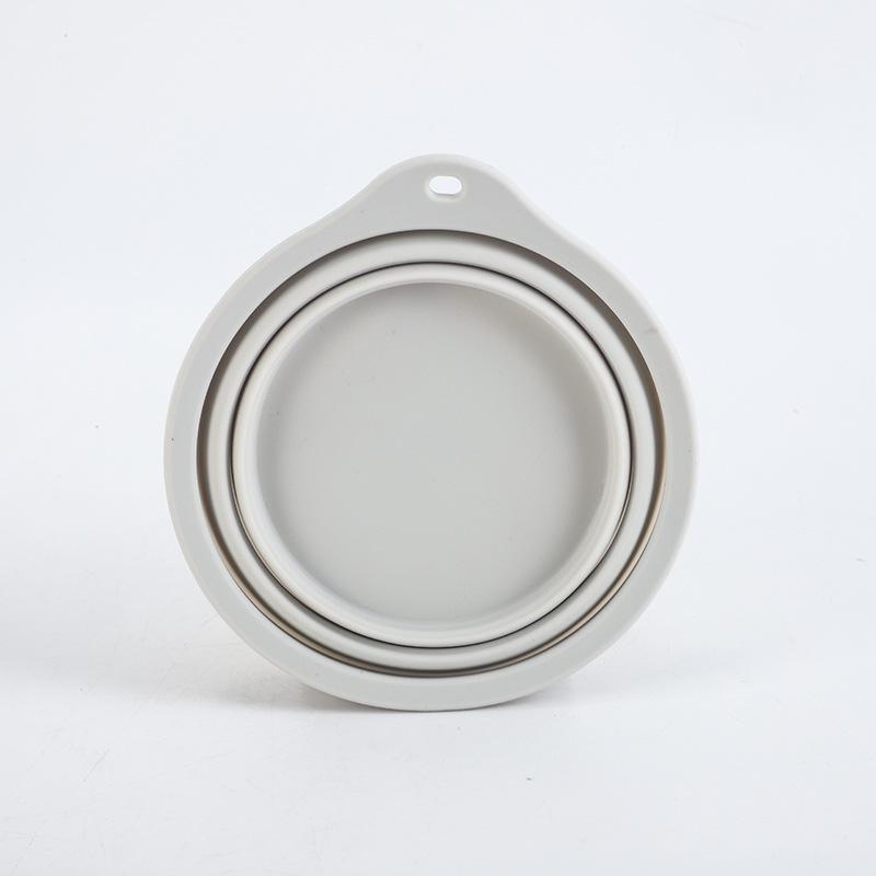 Collapsible Silicone Dog Bowl - Portable Outdoor Pet Food & Water Bowl