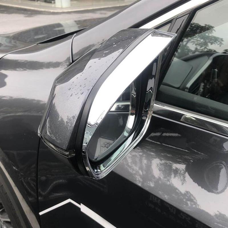 For Lexus RX 200t 300 450h 2016 2017 2018 ABS Chrome Side Rearview Mirror Eyebrow Covers Car Accessories 2Pcs