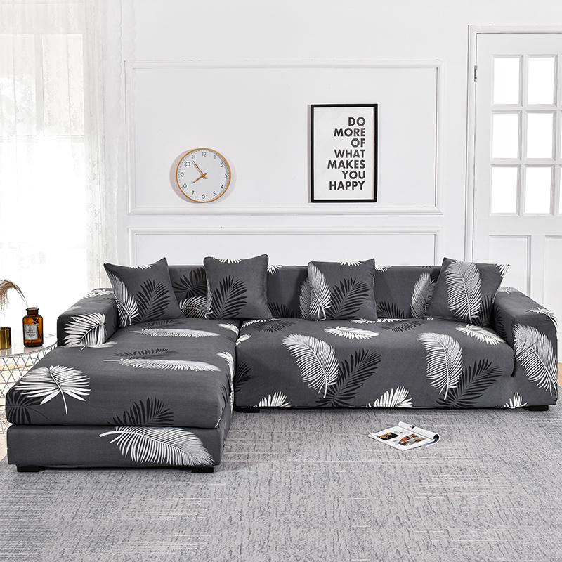 Эластичные чехлы на диван для гостиной L-образный диван, нужно купить эластичный угловой чехол для дивана, чехлы для кресла
