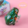 1/8Pcs Wind-up Frog Toy Nostalgic Vintage Movable Eyes Clockwork Spring Iron Jumping Green Frog Toy Party Favors Kids Adults Gift