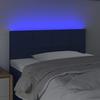 VidaXL LED Headboard Bedroom Furniture Single Bed Accessory Headboard Bed Frame Interior Blue 80x5x78/88 3121592