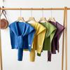 Knitted Solid Color Shawl With Crossed Shawl Fashion Women Scarf For Lady Decorative Small Vest Fake Collar Scarves