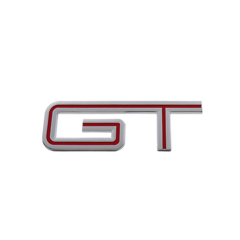 3D Стайлинг автомобиля Логотип GT для Бокового крыла автомобиля Багажник Шильдик Наклейка Эмблема Значок Стикер