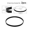 2 шт., деревообрабатывающая ленточная пила, резиновая ленточная пила, колесо прокрутки, резиновое кольцо, 8-14 дюймов
