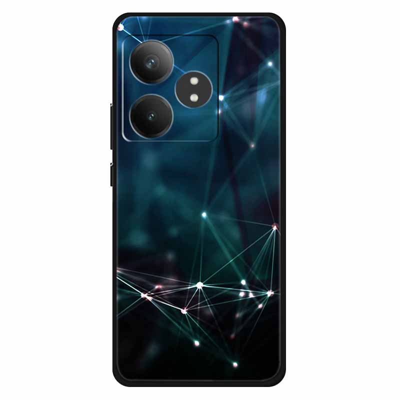 Чехол Для Realme GT 6T / GT 6 Чехлы Силиконовый Планета Расписной ТПУ Мягкая Задняя Крышка Телефона Для RMX3853 Защитный Чехол RMX3851 GT 6