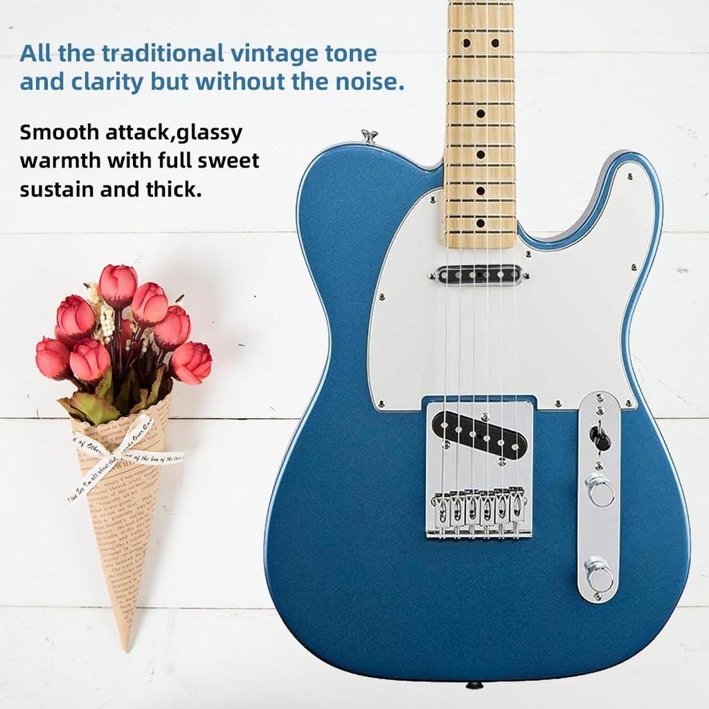 Звукосниматели для электрогитары Ogdni Tele, одинарные Alnico, набор из 5 штук, катушка, для грифа/средний/бриджевый (GMA19)