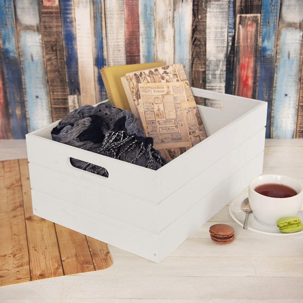 Wooden storage box 31x21x13 cm