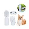 Folding Pet Water Bottle 550ml Water Dispenser Cup High Volume Pet Walking Mug  Travel