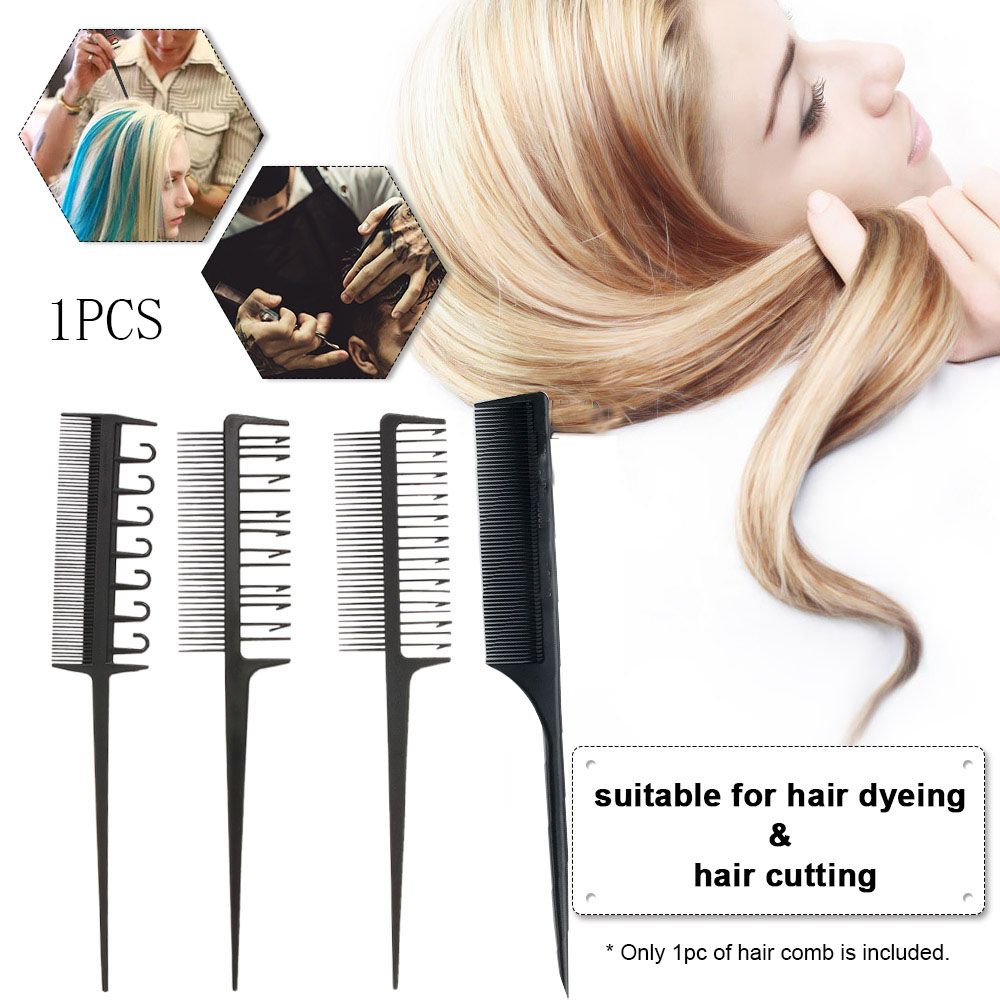 Anti-static Hairdressing Styling Tool Weaving Cutting Comb Dyeing Comb Hair Styling Hair Brush