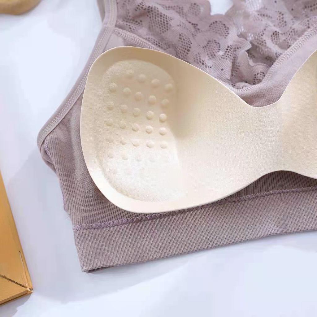 Women's Sexy Beautiful Back Bra Lace Lingerie Ladies Gather Anti-sagging Thin Bra Outer Wear Bra Running Training Fitness Yoga Underwear