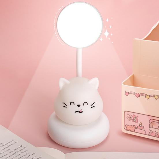 Cartoon Desk Lamp Usb Charging Mini Cute Night Light Desktop Eye Protection Led Lamp Creative Night Light Ornament