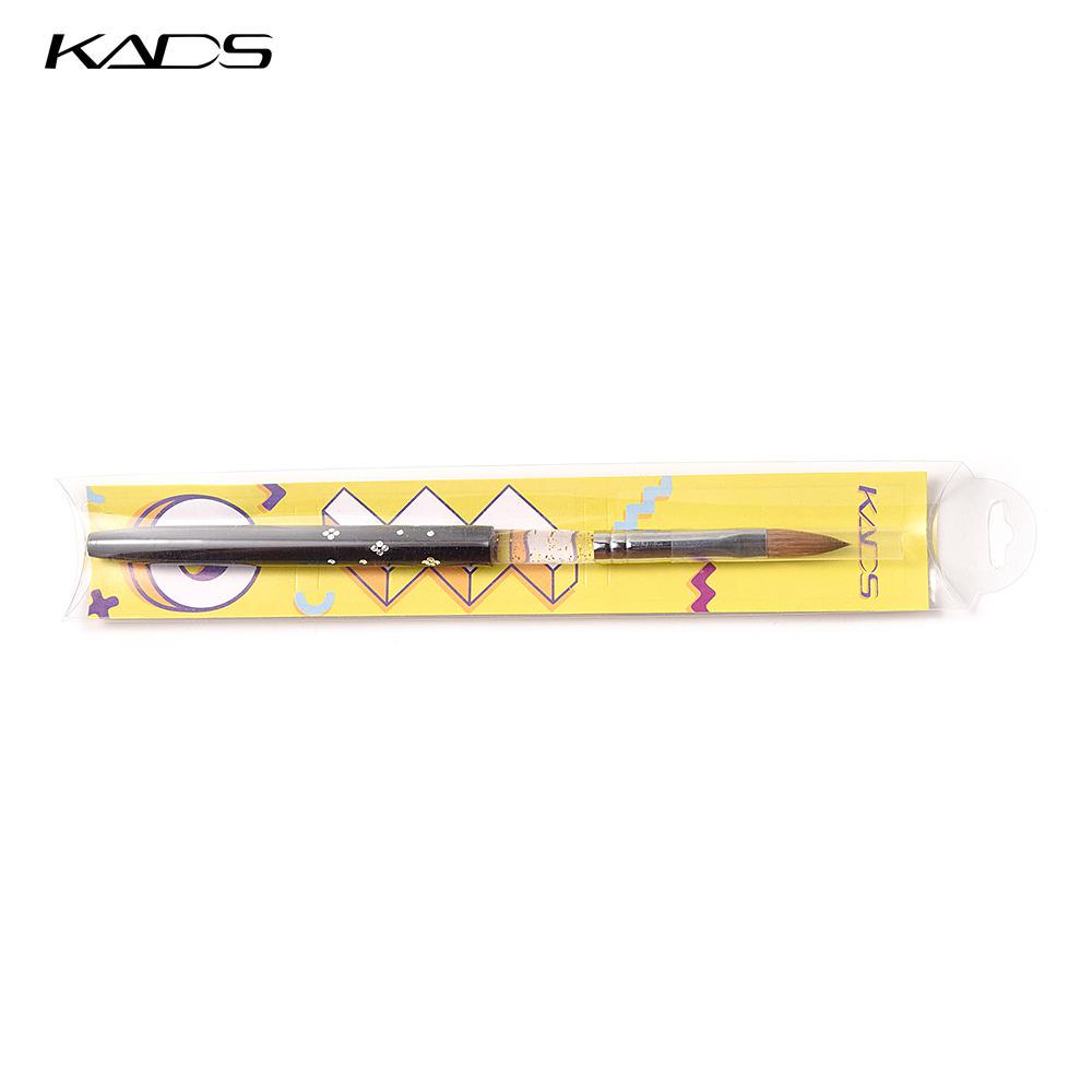 kads Акриловая кисть для ногтей Kolinsky Sable Акриловая кисть № 2#/4#/6#/8#/10# Ручка для резьбы по гелю с УФ-излучением