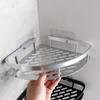 Aluminum Zinc Zinc Alloy Shower Corner Shelf Black/Silver Makeup Storage Organizer Bathroom Shelf  Bathroom