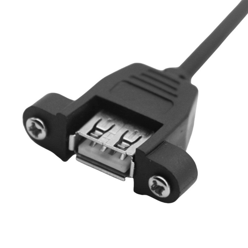 28AWG USB Extension Cable Copper Core Panel Mounting Cable Data Transfer Cable  Industrial Control